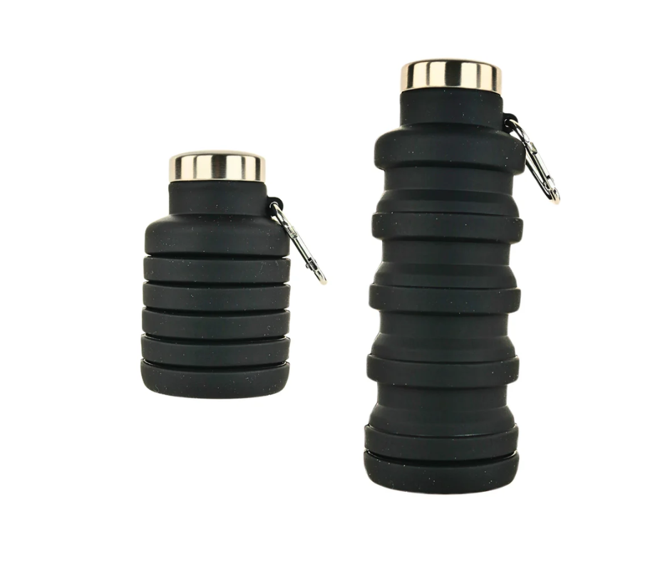 Botella de Agua Plegable Silicona 500 ml